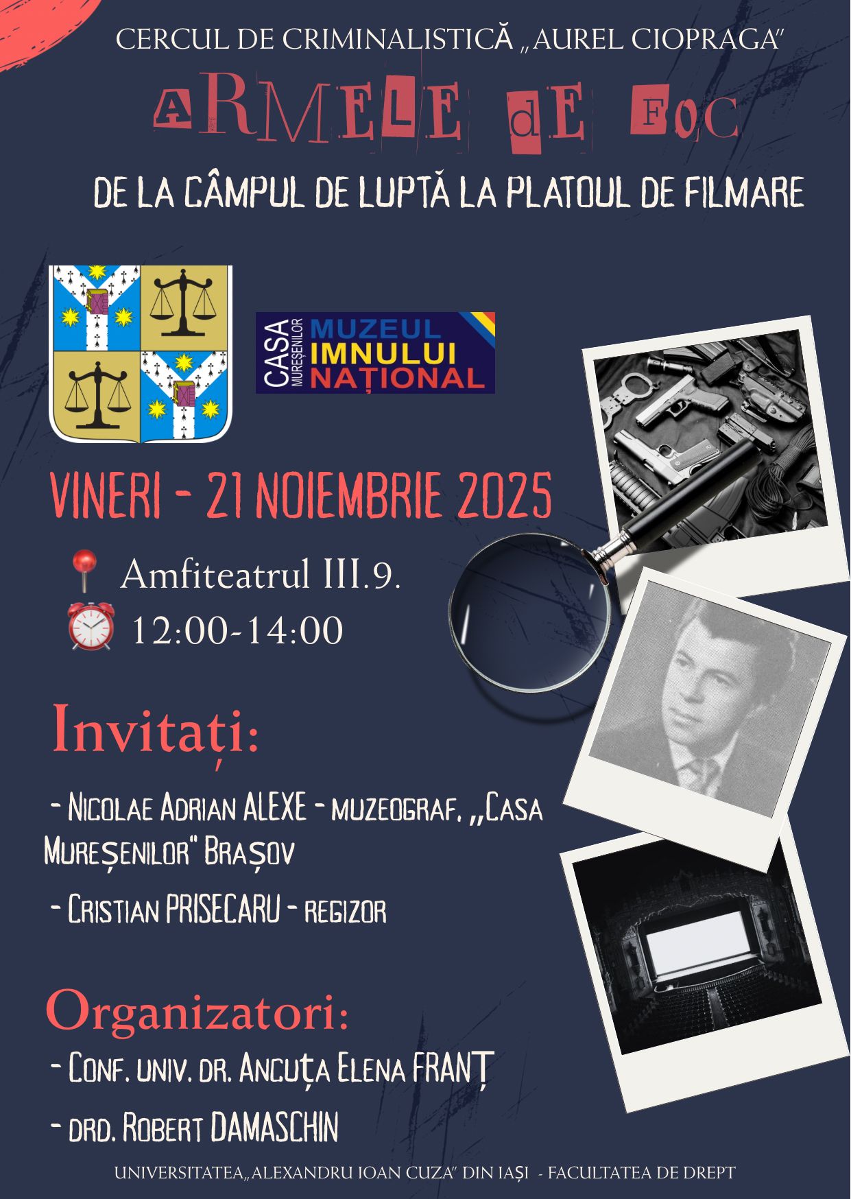 Ședința Cercului de Criminalistică „Aurel Ciopraga”