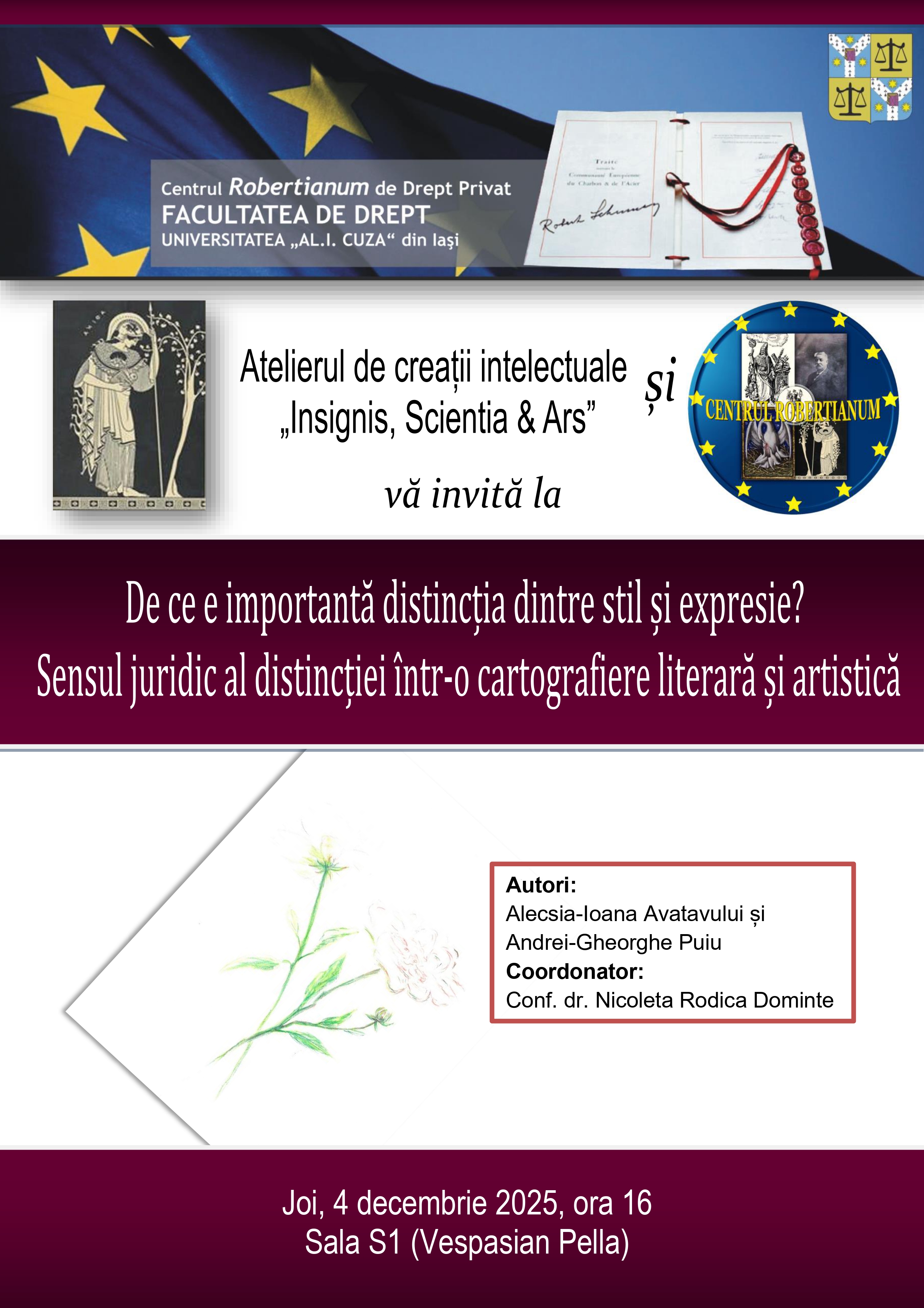 Şedinţă de cerc a Atelierului de Creaţii Intelectuale 