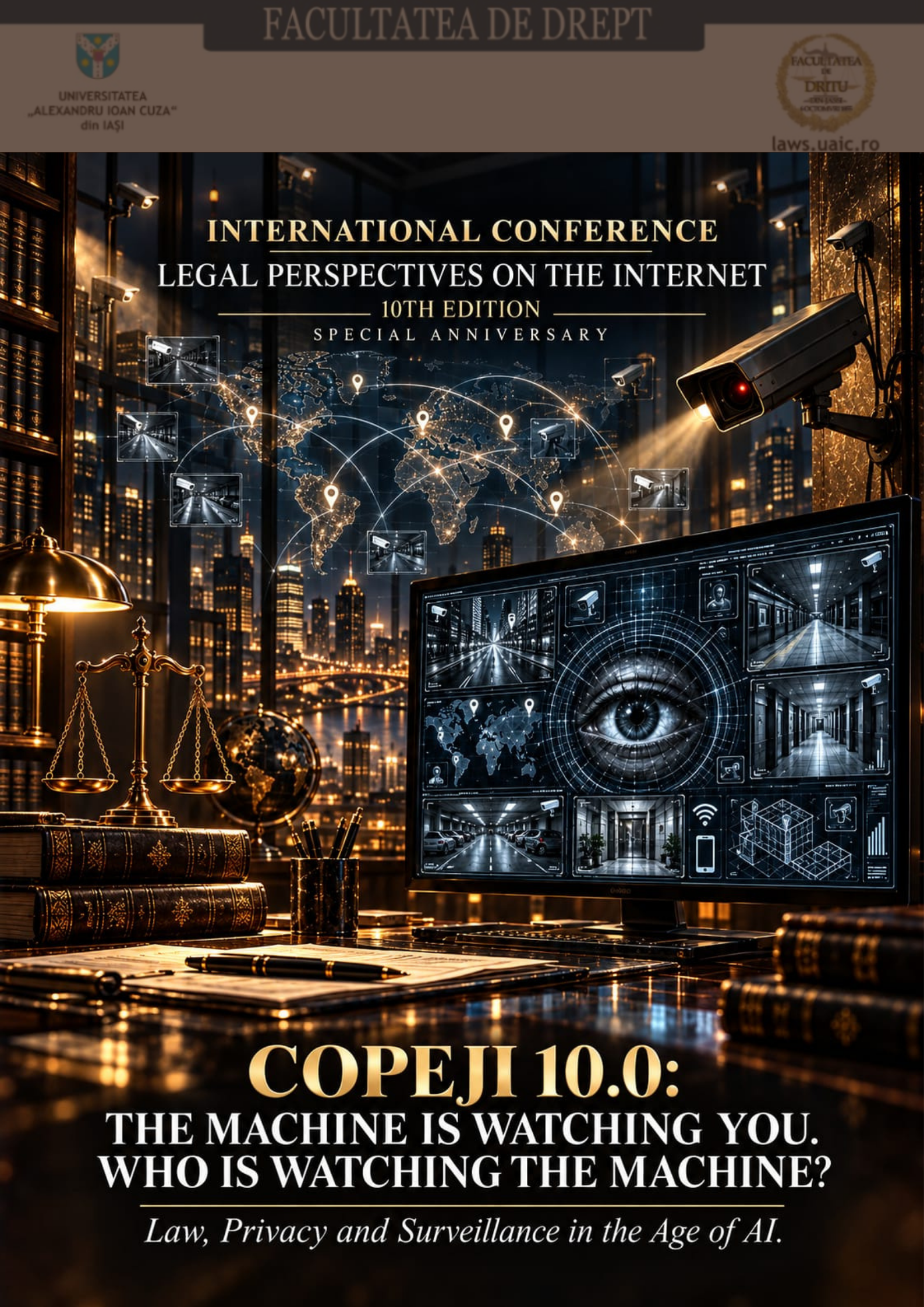 10th International Conference “Legal Perspectives on the Internet” — COPEJI 10.0 THE MACHINE IS WATCHING YOU. WHO IS WATCHING THE MACHINE?