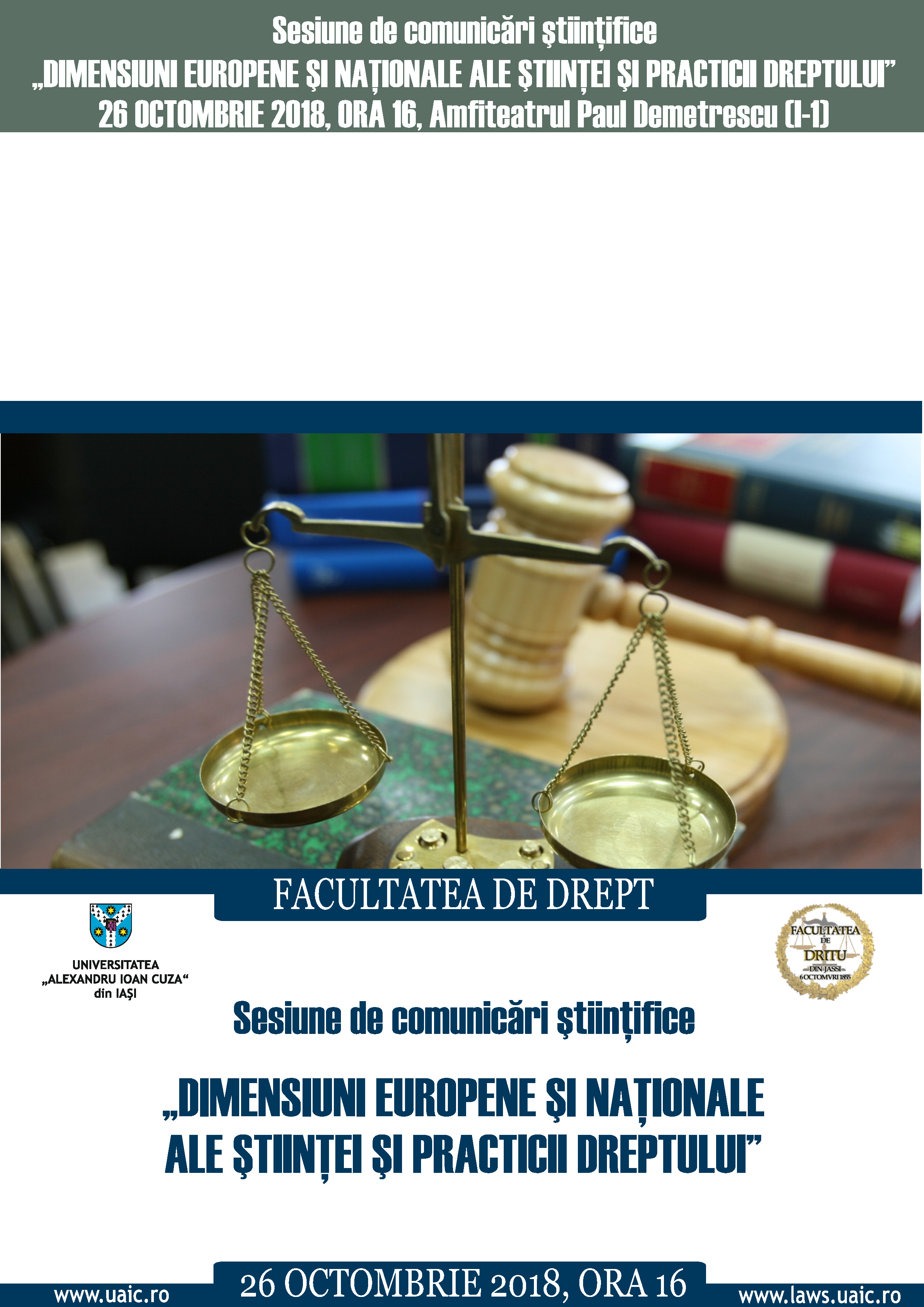 Zilele Universității. Sesiune de comunicări ştiinţifice, 2018